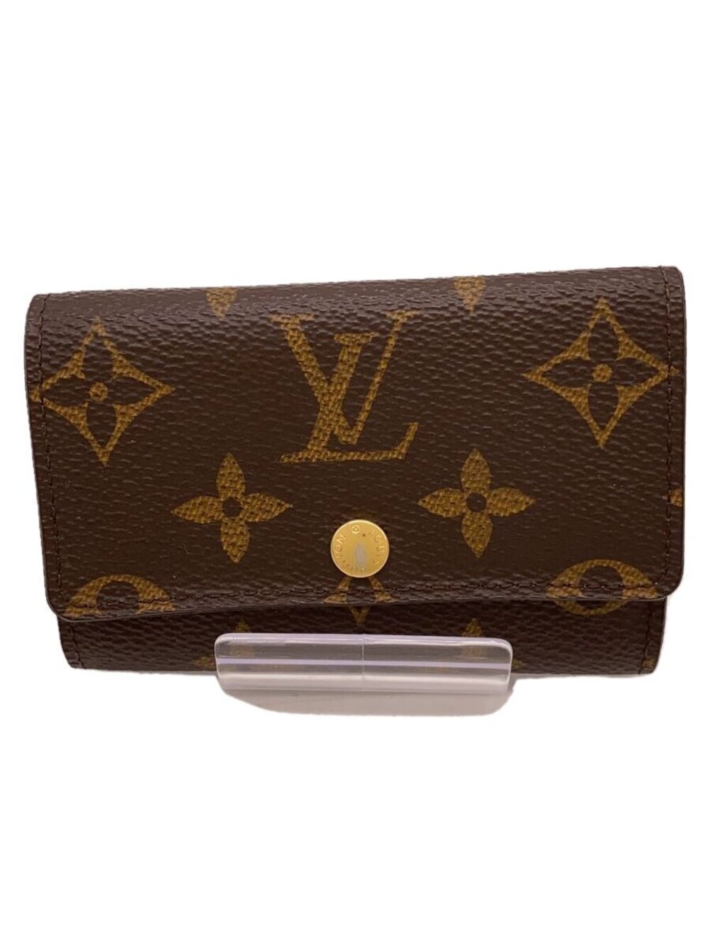 LOUIS VUITTON Multicles Monogram Brown Leather Patterned Accessories